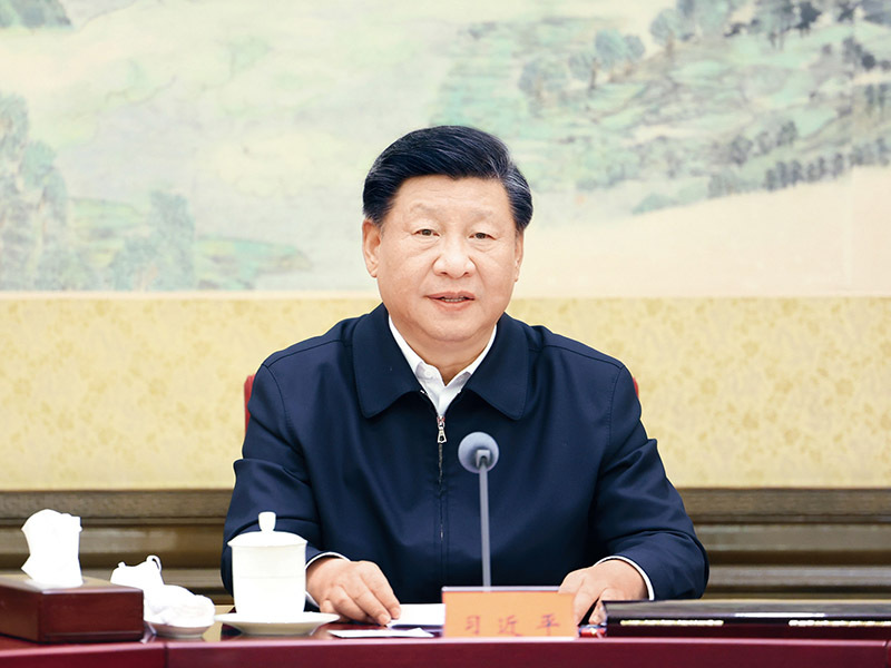 2022年12月26日至27日，中共中央政治局召开民主生活会，中共中央总书记习近平主持会议并发表重要讲话。 新华社记者 鞠鹏/摄